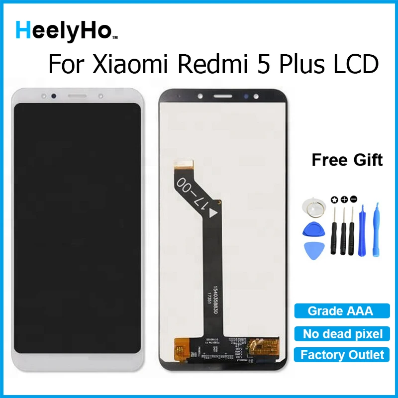 100% новый без битых пикселей для Xiaomi Redmi 5 плюс 99 ''ЖК Экран замена и планшета