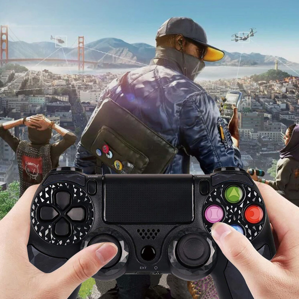 K ISHAKO 10 шт. Bluetooth беспроводной геймпад джойстик для sony Playstation 4/PS4 Pro Slim с 3,5 мм разъем для гарнитуры для ps3 игровой ПК