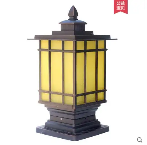 Вилла европейская лампа-столб наружная водонепроницаемая ландшафтное садовое