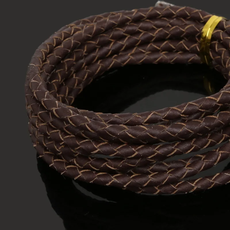 Диаметр 4 мм 2 метра цветной шнур плетеный подлинный веревочный ожерелье браслет