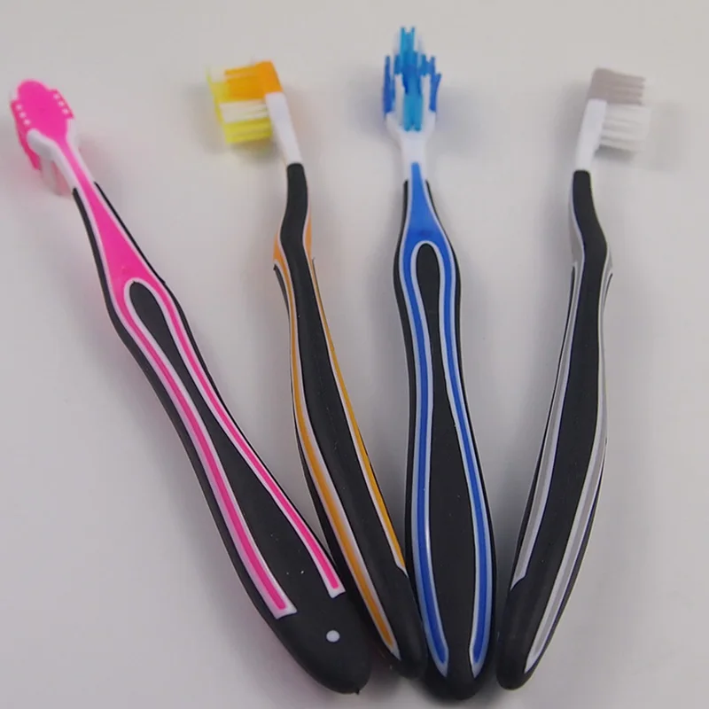 4 шт./лот зубная щетка для взрослых средней мягкой щетины Чистка полости рта