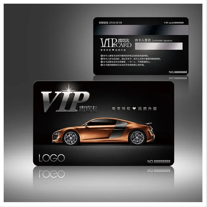 Шт. 1000 шт. на заказ ПВХ карта VIP и пластиковые карты членские карты Hico+ кодировка и штрих-код 128 и серийный номер карты