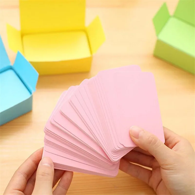 DIY красочный лист цветной бумаги блокнот план липкая бумага для заметок поздравительные открытки блокноты Канцтовары офисный школьный подарок