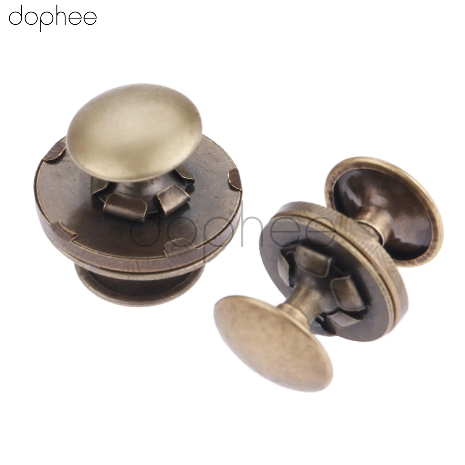 Dopee 10 комплектов 14/18 мм тонкие сильные магнитные оснастки двухсторонние заклепки Шпильки Застежка-молния части для кошельков сумки одежда