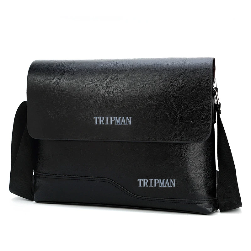 Tripman/мужская сумка из искусственной кожи Bessenger модные сумки с клапаном деловые
