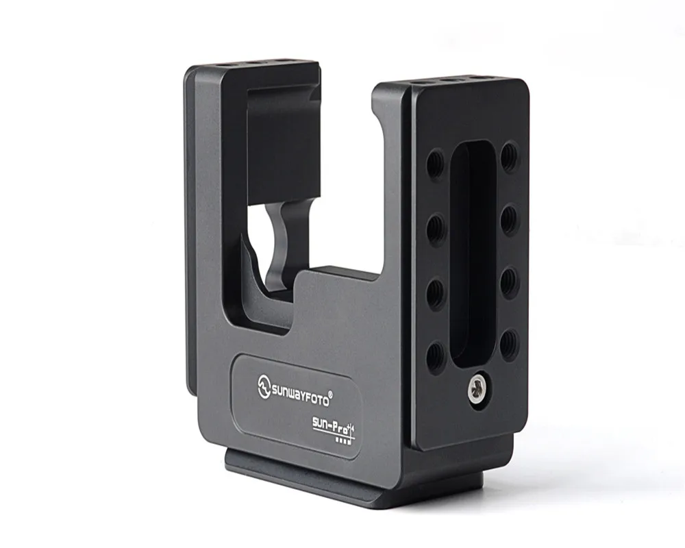 SUNWAYFOTO GoPro cage for Hero 3 SUN-PRO + 3+ / 4 CNC machined from T6061 aerospace aluminum alloy | Электроника