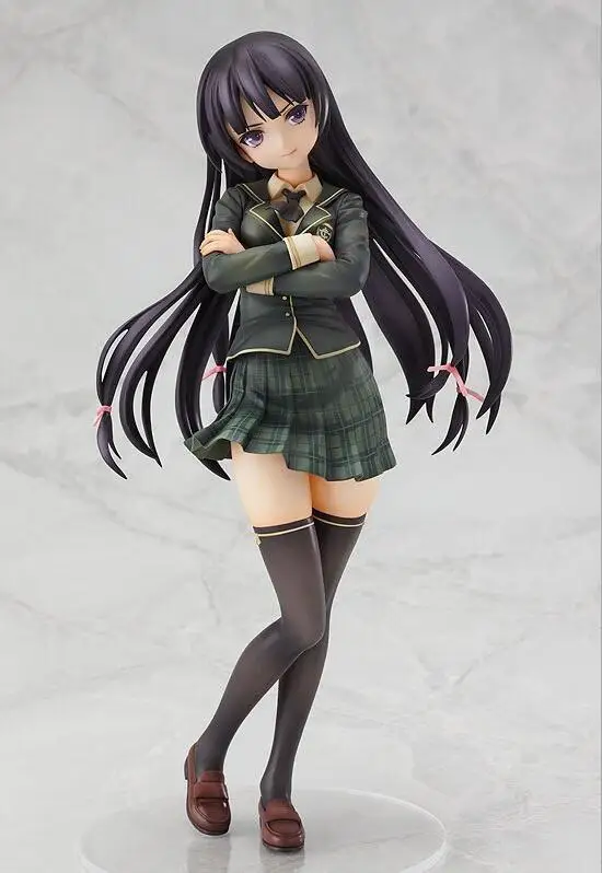 Boku wa tomodachi ga sukunai школьная форма 1/7 Масштаб Аниме Фигурка Mikazuki Yozora в коробке Коллекция украшения 21 см T7337