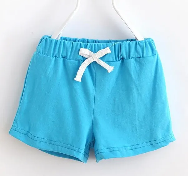 2020 летние хлопковые шорты для мальчиков и девочек Мягкие Удобные однотонные