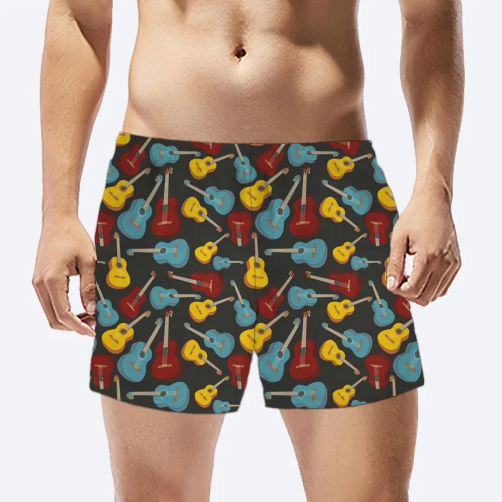 FORUDESIGNS/электрогитары с принтом героями мультфильмов для мужчин Quick Dry мужские