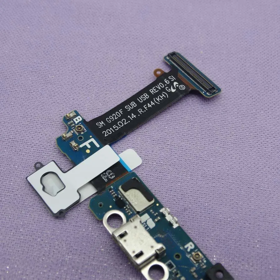 10 шт./лот для Samsung Galaxy S6 G920F разъем зарядки наушников микрофон USB зарядное