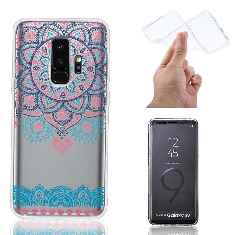 LANCASE для samsung S9 милый чехол с цветочным узором и изображением героев мультфильмов