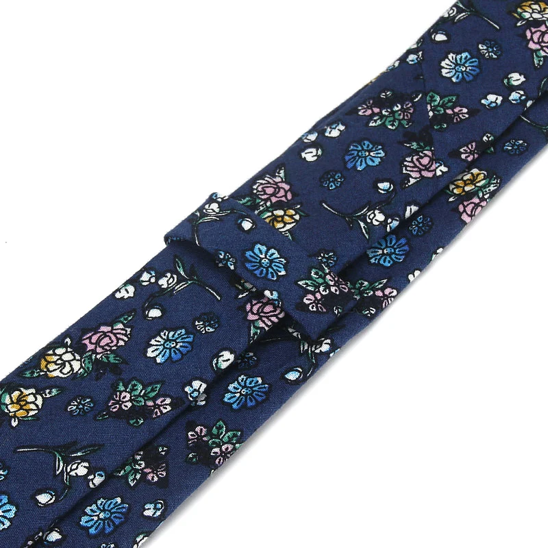 6 см винтажные Цветочные хлопковые фирменные галстуки для мужчин Свадебный