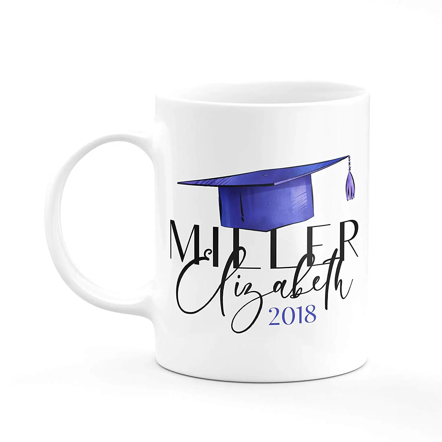 Personalized Graduation Gifts - 11oz Large Ceramic Coffee Cup with Matching Coaster Custom for her | Дом и сад
