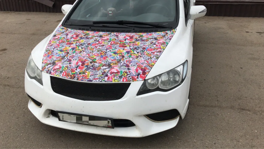152 см x 50 см 6" x 20" Автомобильные наклейки и Переводные картинки JDM Мультяшные граффити автостайлинг авто аксессуары для автомобиля мотоцикла велосипеда ноутбука