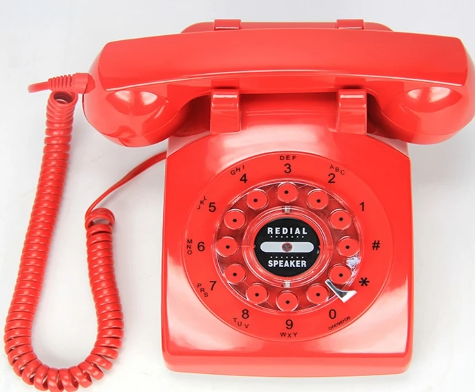 Старинный телефон модный винтажный деревенский домашний без использования рук| |