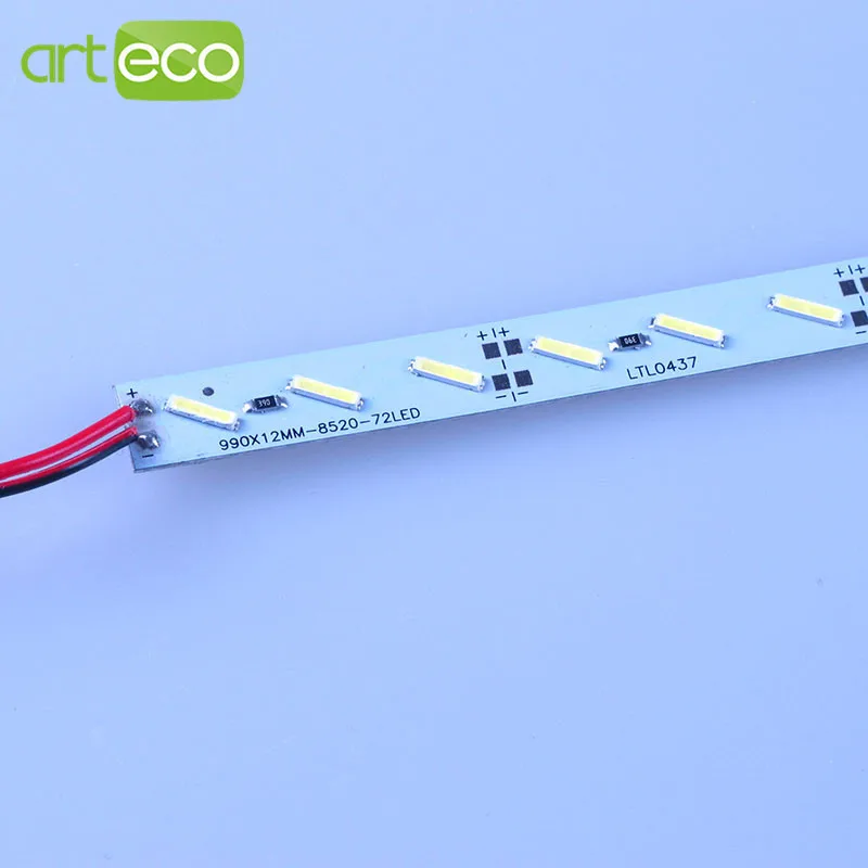 10 шт. DC12V Светодиодный светильник 8520 50 см 36 светодиодный s с прозрачным/молочным