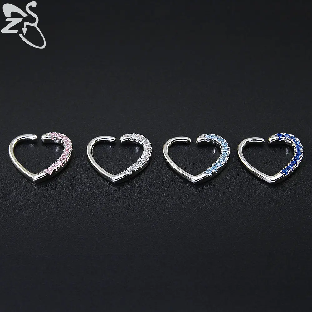 Пирсинг для ушей женщин и девушек украшение 16 калибров|crystal clip earings|clip earringsclip piercings