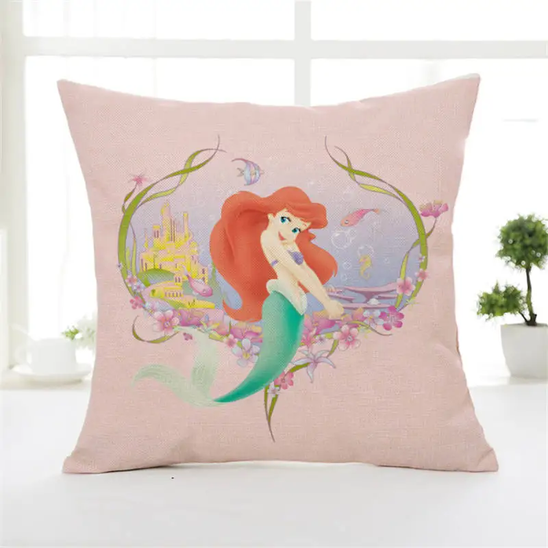 2 шт. disney мода мультфильм аниме Микки Мышь Минни Микки Декоративная Подушка Медвежонок Винни хлопок конопли наволочки 45x45 см
