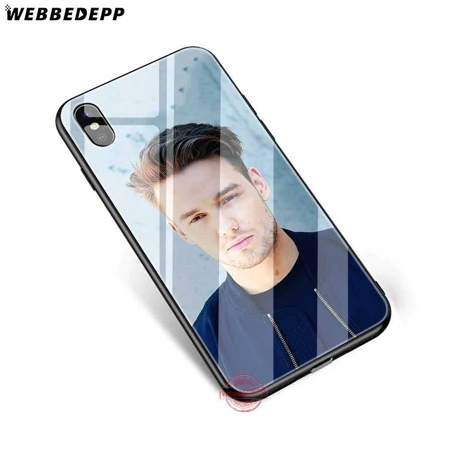 WEBBEDEPP 1D Liam Payne чехол для телефона из закаленного стекла Apple iPhone XS Max XR X 8 7 6S Plus 5S SE |