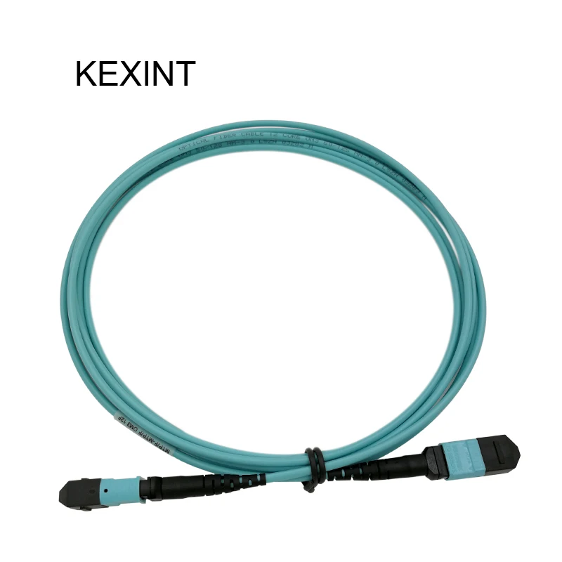 Оптоволоконный патч корд KEXINT стандартный адаптер для оптоволоконного кабеля OM4 12