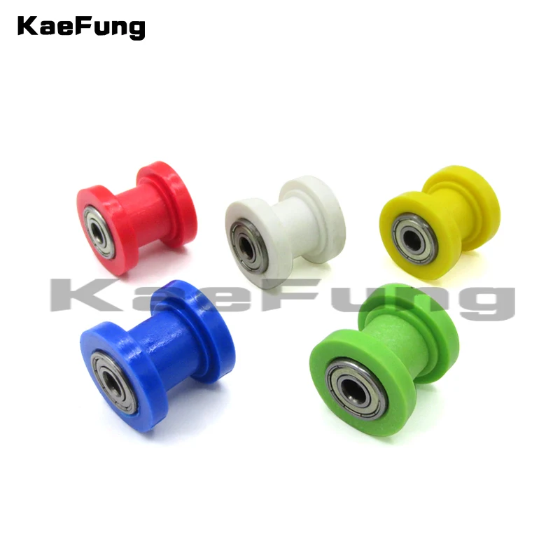 Мотоцикл 8 мм ou 10 Cadeia Rolo Tensor Da Polia roda guia 50 KLX110 Thumpstar Pit Pro Sujeira XR CRF pit Bike |