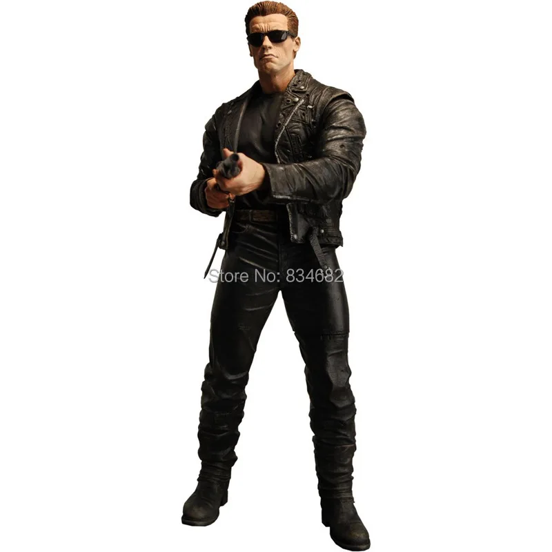 J.G Chen NECA Терминатор 2 Арнольд фигурку T-800 escadero Escape ПВХ фигурка игрушка | Игрушки и