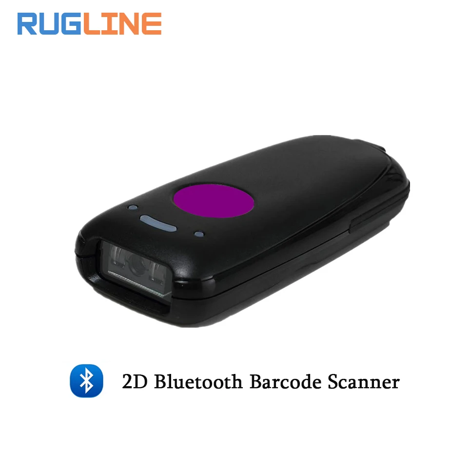Карманный портативный беспроводной 2D сканер штрих кода USB Bluetooth V4.0 QR считыватель