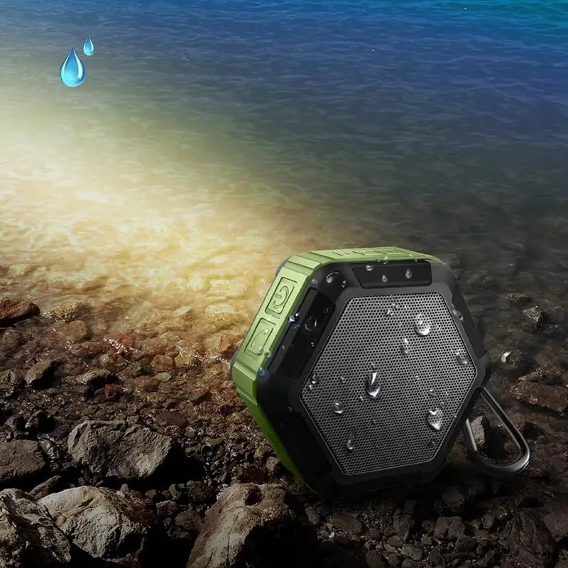 Ipx7 водонепроницаемый беспроводной Bluetooth динамик с микрофоном Поддержка TF MP3 для