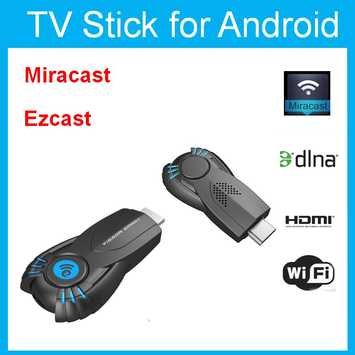 Vensmile V5II Лучше Смарт TV Stick Ezcast Miracast Dongle DLNA Airplay Mirrorop Для IOS Android ОС Windows лучше чем android