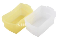 10pcs white or yellow camera flash diffuser soft box softbox for nik0n sb600 speedlight light accessories