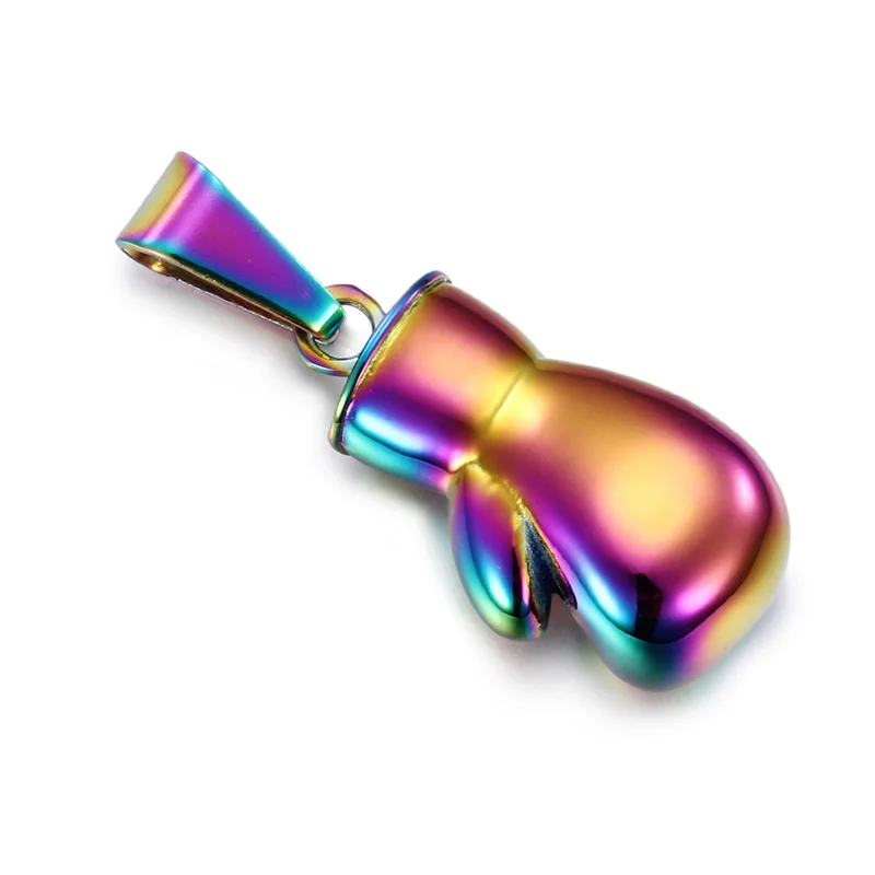 Новинка, модная мужская мини боксерская перчатка для мальчиков, ожерелье для фитнеса, бокса, ювелирное изделие унисекс, крутая подвеска, ожерелье из титановой стали