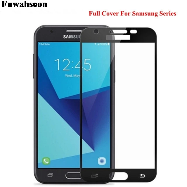 2 шт. полное покрытие защитной Стекло для samsung Galaxy J2 J5 J7 премьер A5 A3 A7 2017 A310 A510 A320 a520