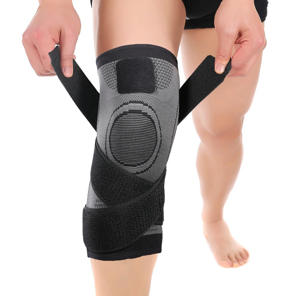 

2 Pcs Knee Compression Sleeve Patella Support Stabilizer for Sports Cycling