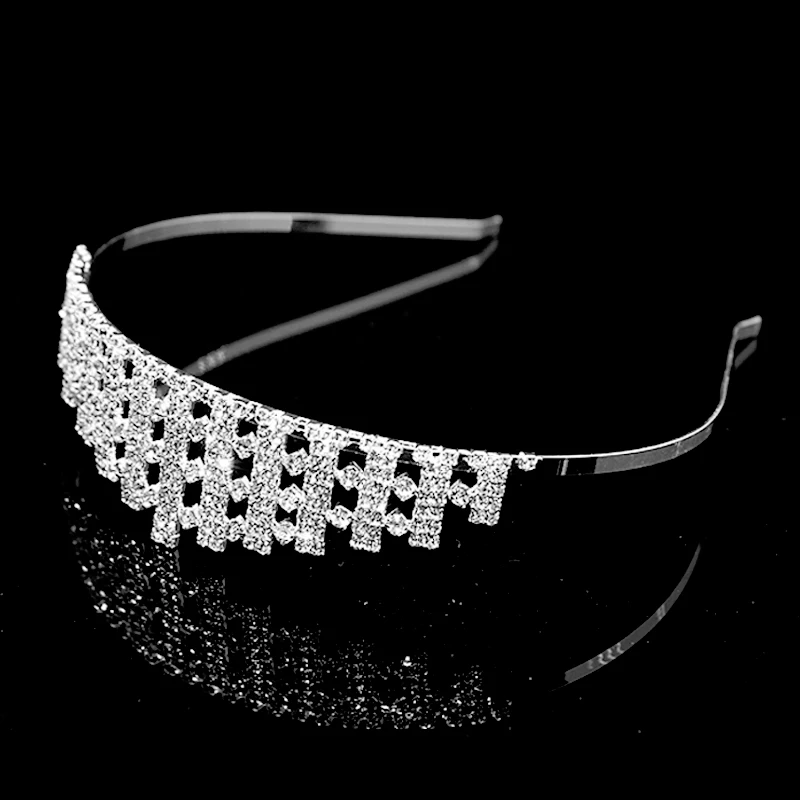 tiara hairband Золото Винтаж барокко кристалл и жемчуг цветок Свадебные короны Ручной Работы Стразы Тиара повязка на голову женская свадебная диадема ювелирные изделия для волос - Окраска металла: tiara hairband