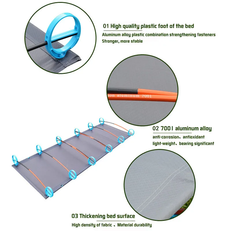 Коврик для кемпинга MC04 ультралегкий прочный удобный портативный Одноместный