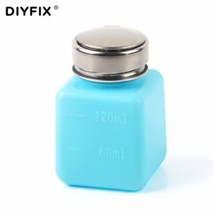 120 мл пустой жидкий спиртовой пресс DIYFIX, бутылка для удаления остатков клея, инструмент для очистки, портативный Диспенсер, насос, бутылка