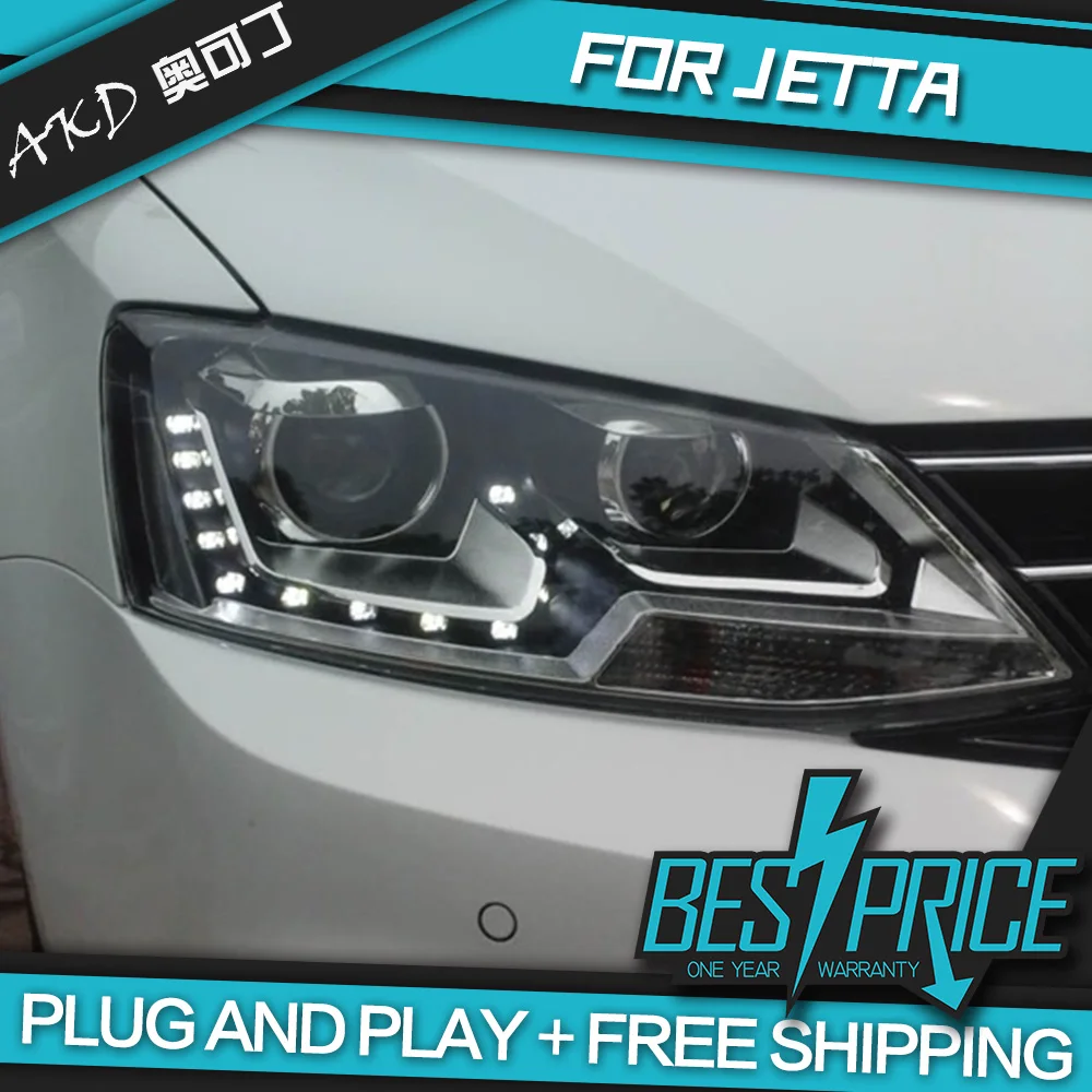 Автомобильный Стайлинг для VW Jetta MK6 фары 2012 2018 светодиодный задний фонарь DRL