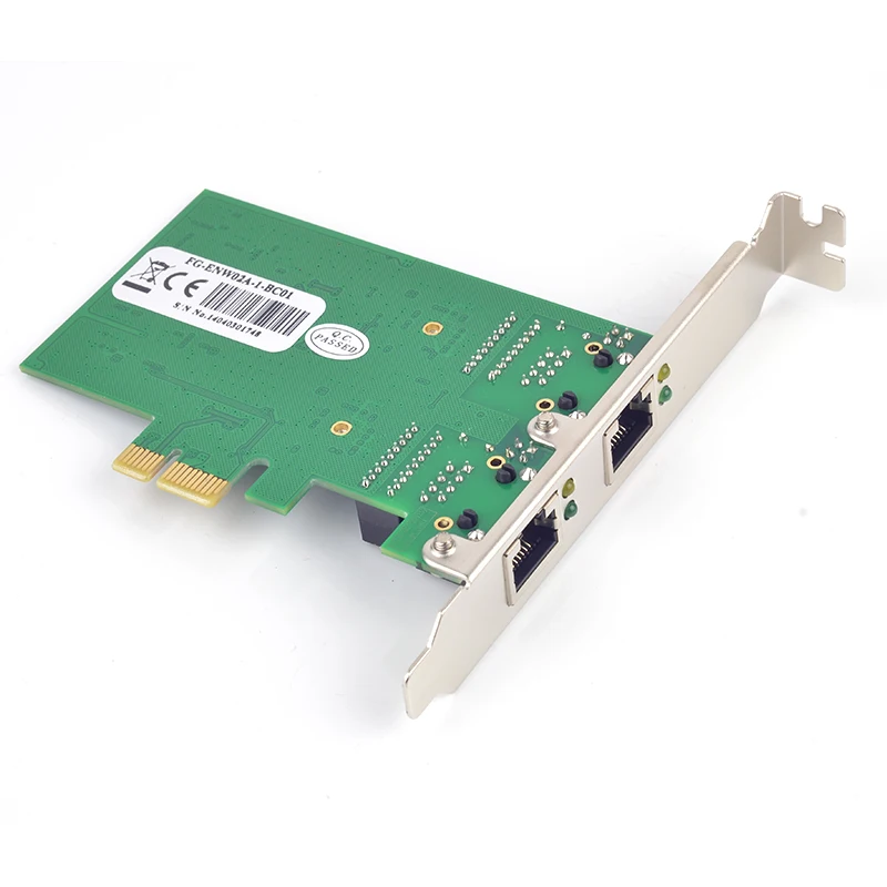 PCI-e 10/100/1000 Мбит/с Hign скорость беспроводной адаптер PCIe до 2 портов Gigabit Ethernet Сетевая