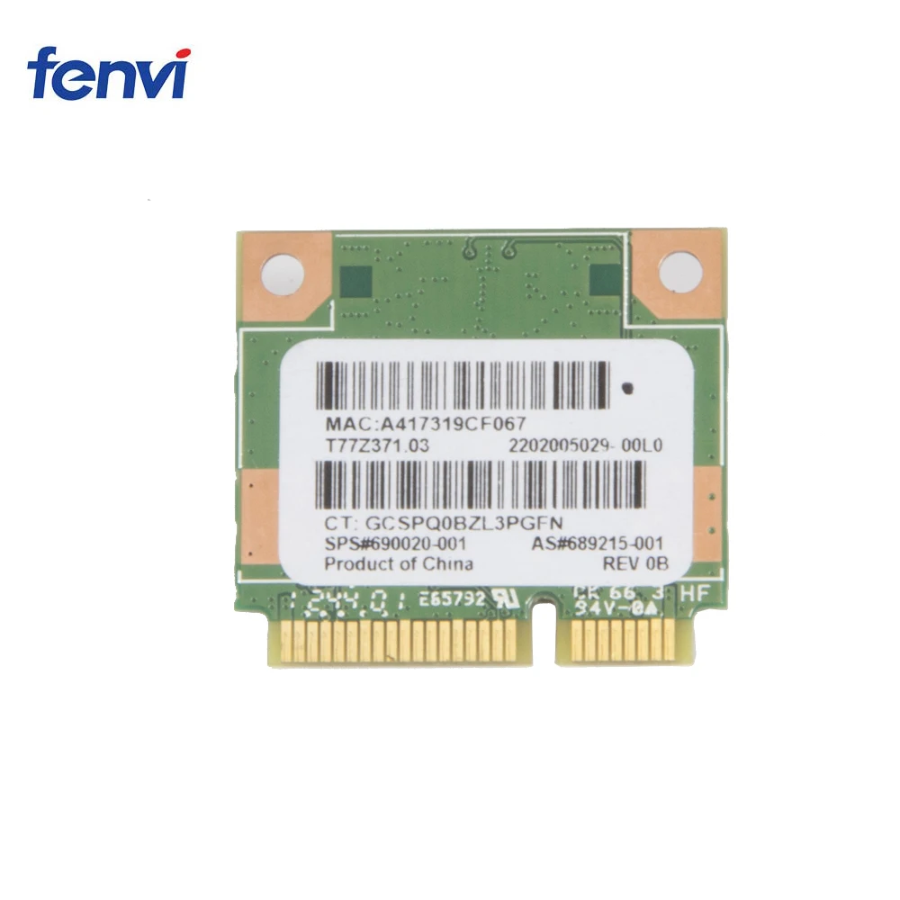 

Беспроводная сетевая карта, адаптер с Half Mini PCCI-E Ralink RT3290LE, поддержка HP CQ58 M4 M6 DV4 G4 G6, Bluetooth 4,0 150 Мбит/с Wlan