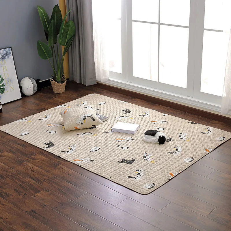 Скандинавский простой современный ковер хлопковый журнальный столик для