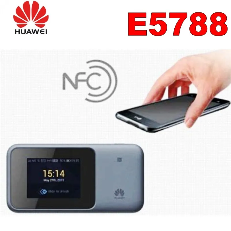 Huawei E5788u-96a 4G 4CA-LTE: B1/B3/B4/B5/B7/B8/B19/B20/B28/B38/B40/B41/B42 Cat16 1Gbmps MiFi модем Поддержка Bluetooth 4 0 + NFC |