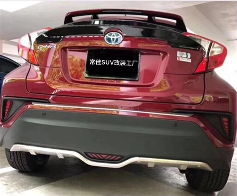 Для TOYOTA C HR CHR 2016 2017 2018 2019 Передний + Задний Бампер Защитный диффузор