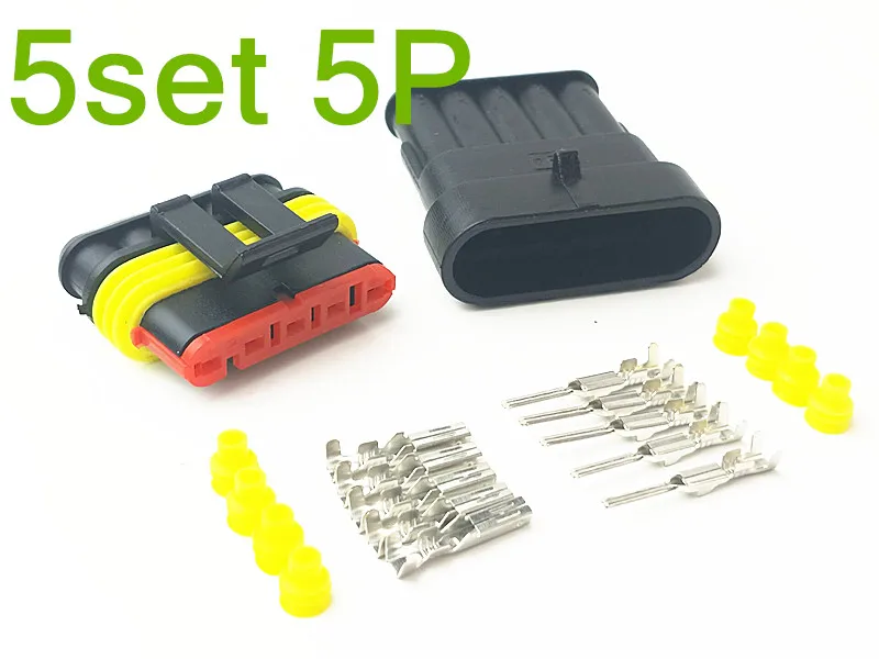 5 шт./комплект водонепроницаемые коннекторы для автомобиля | Обустройство дома