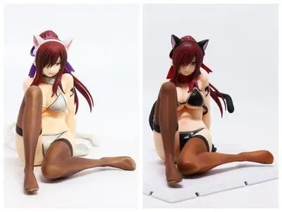 Аниме Сказочный хвост Erza Scarlet фигурка Сексуальная Сидящая осанка купальник