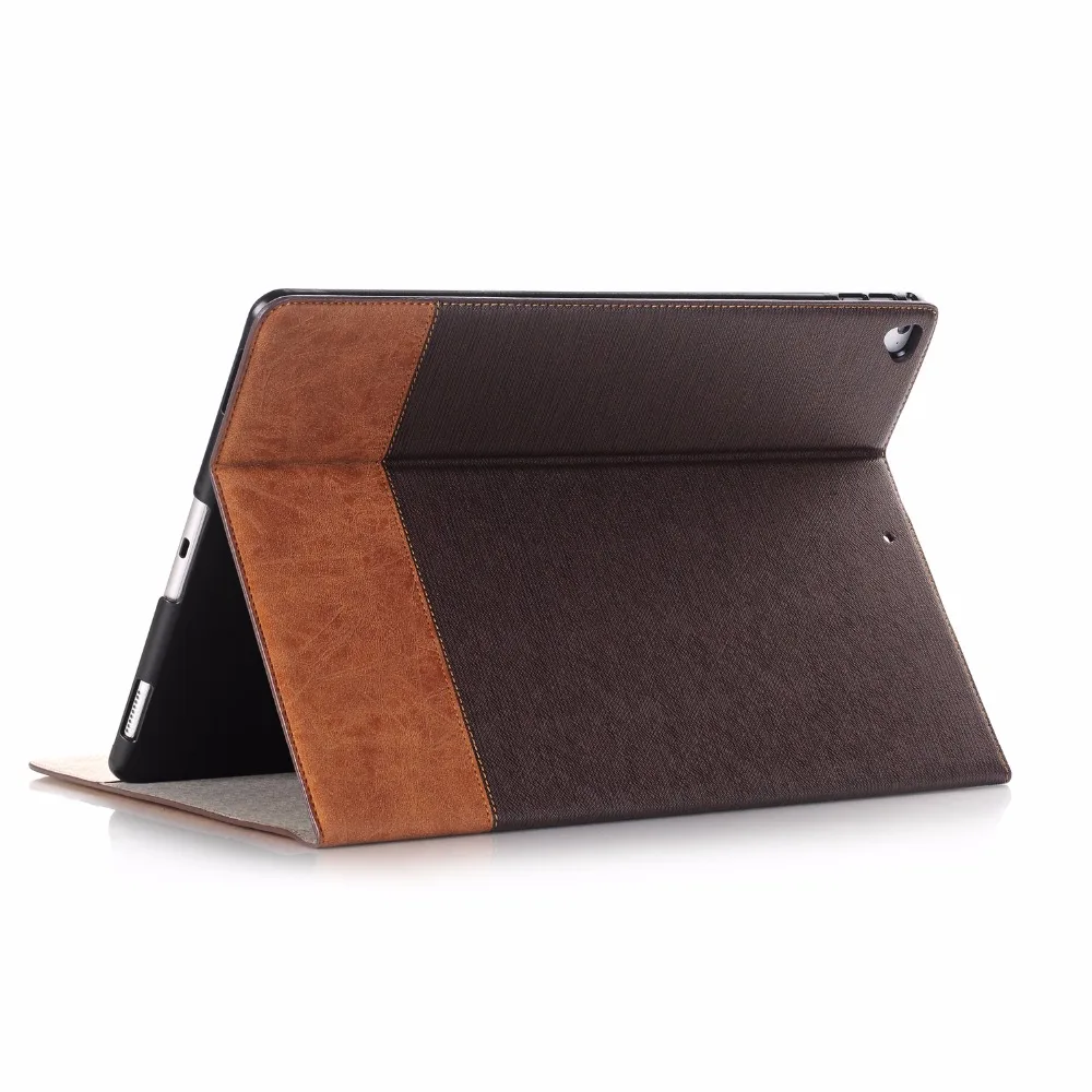 Patchwork Cross Pattern Wallet Folio Flip Stand Magnetic Card Slot Leather Cover smart case For iPad Pro 12.9'' 2017 | Компьютеры