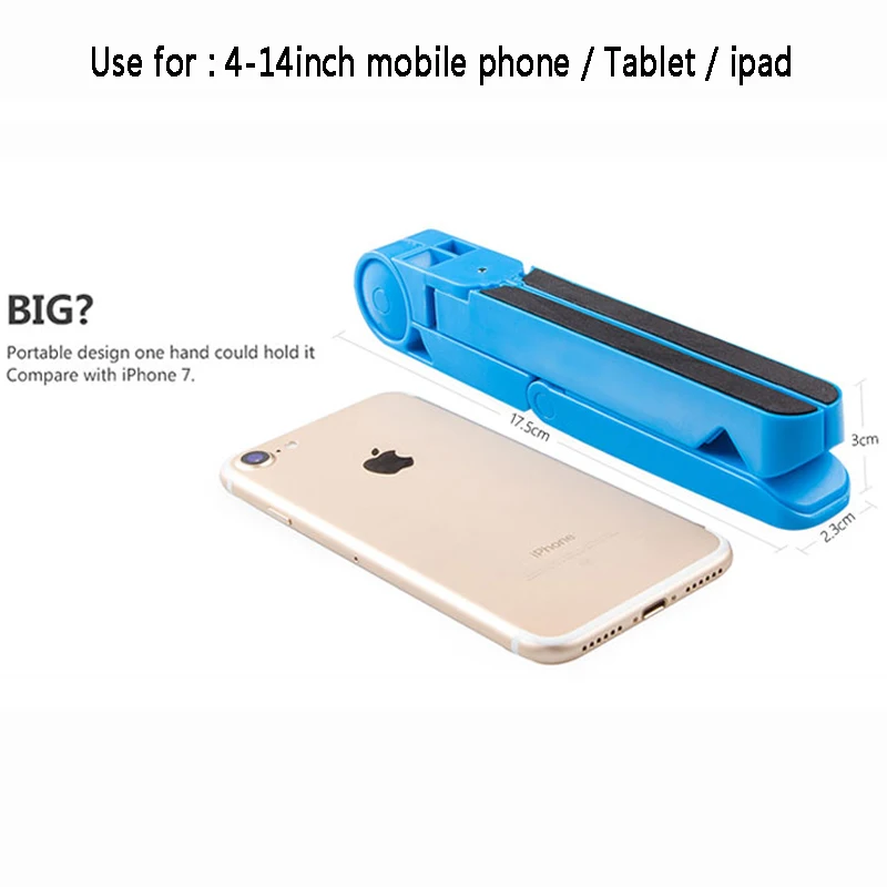 Pushingbest Foldable flat triangular Phone holder Adjustable F1 Tablet PC lazy folding bracke Stand Holder for iphone iPad 2 | Мобильные