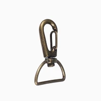 100piece 3 93cm antique bronze metal trigger snap swivel hardware hook clasp sewing supplies for belt bag key ring k480