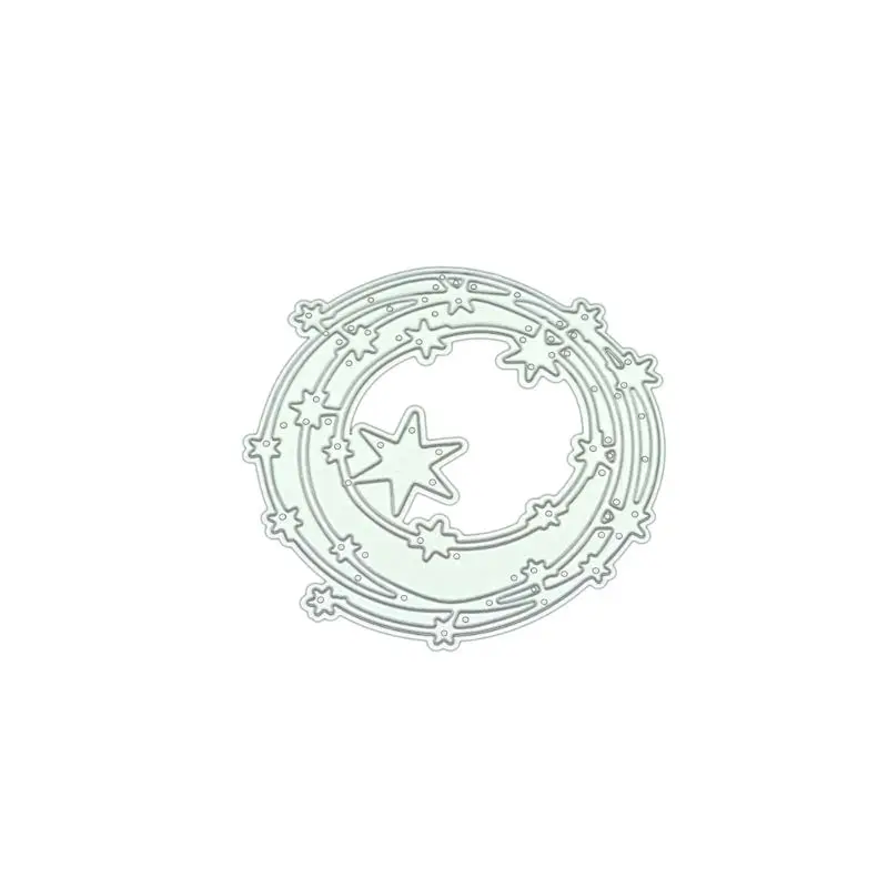 Звезда круг металла резки штампы Трафаретный Скрапбукинг фото штамп для