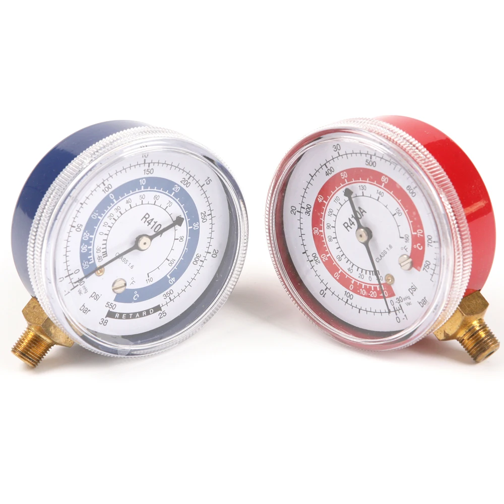 2 шт. манометр красного и синего цвета для кондиционера R410A R134A R22|manifold gauge r410a|manifold