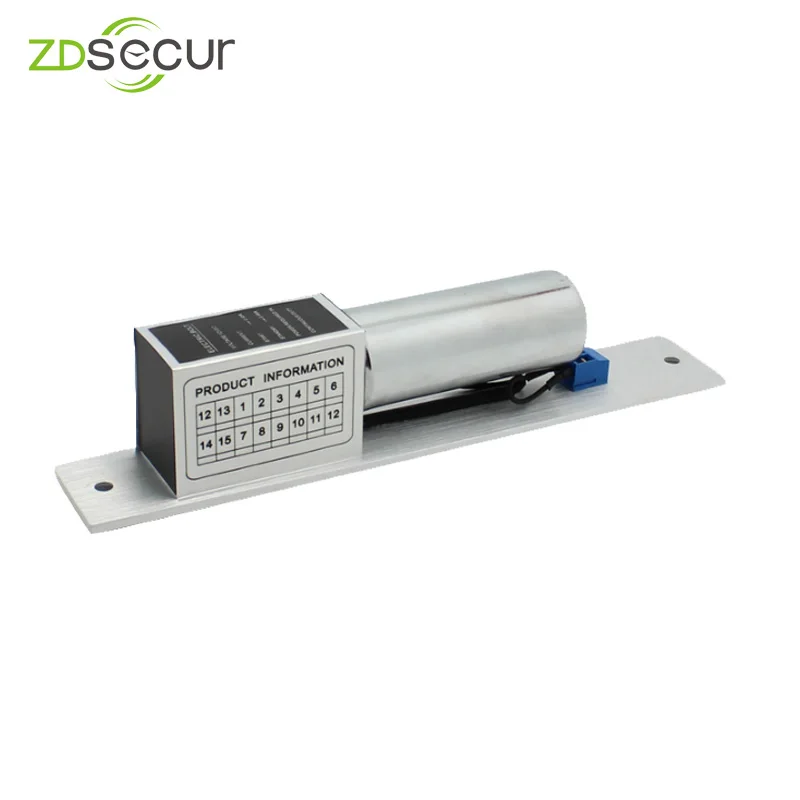 DC 12V Electric Drop Bolt Lock with 2 cable for Door Access Control without time delay glass door ZDEL01 | Безопасность и защита